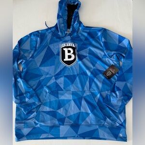ProSphere Blue Bentley Falcons Long Sleeve Hooded Mens ‎ Size 3XL